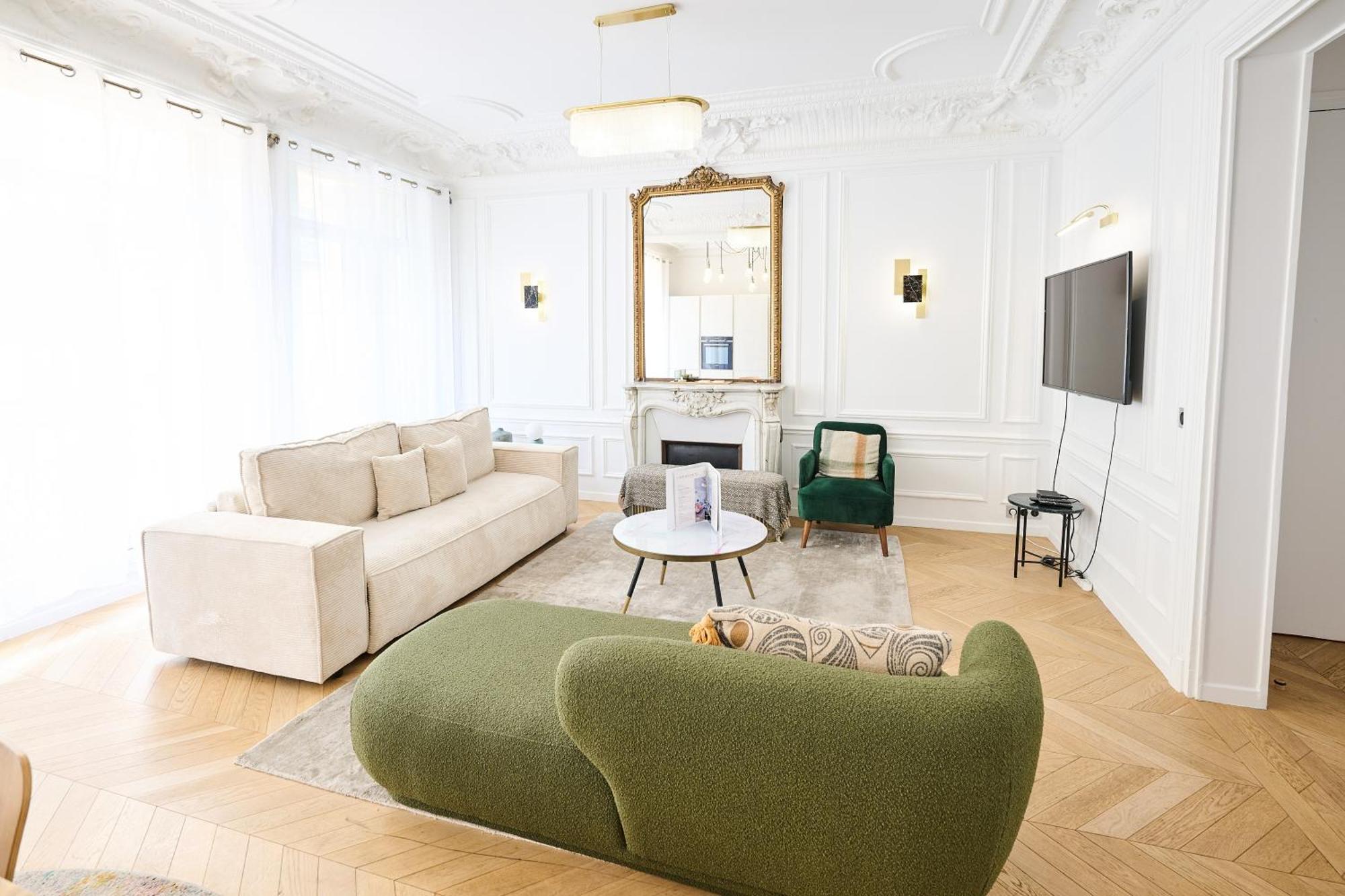 Champs Elysées!Montaigne, New Luxurious 6pers flat París Exterior foto